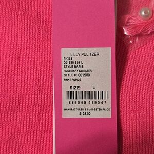 Lilly Pulitzer Neon Pink Knit Sweater